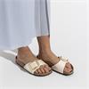 Birkenstock Madrid Big Buckle Birko-Flor - Graceful Pearl White